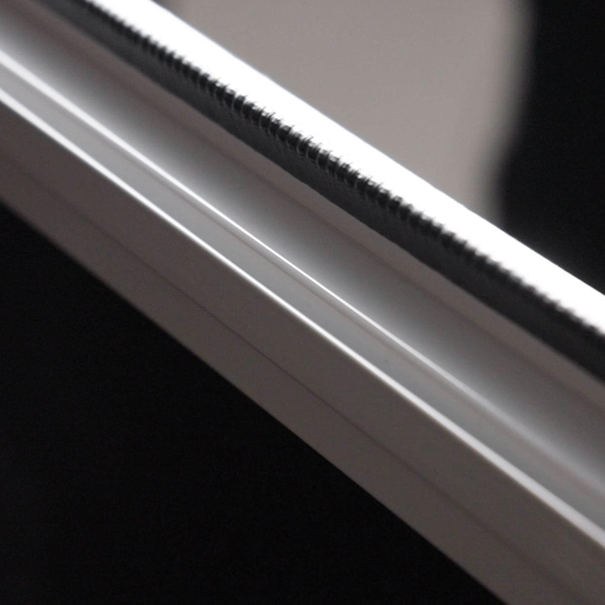 Toyota Hilux 2015-Current Double Cab Canopy with Black Frame & Smooth Dark Grey Panels