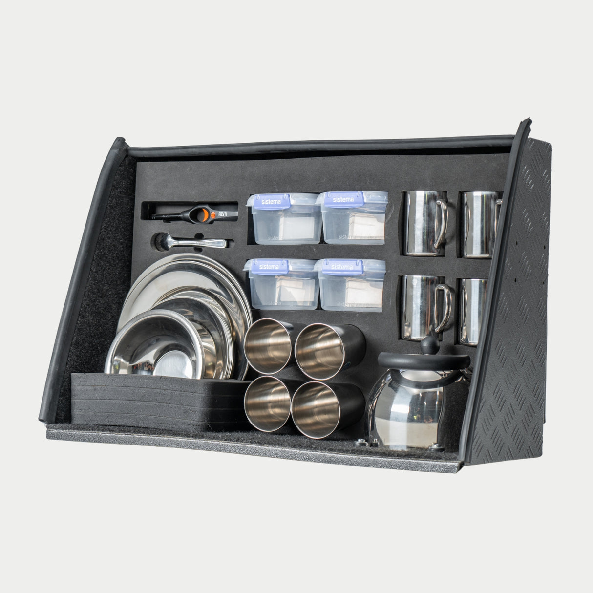 Foam Kitchen Insert - Fully Kitted for 4 Persons
