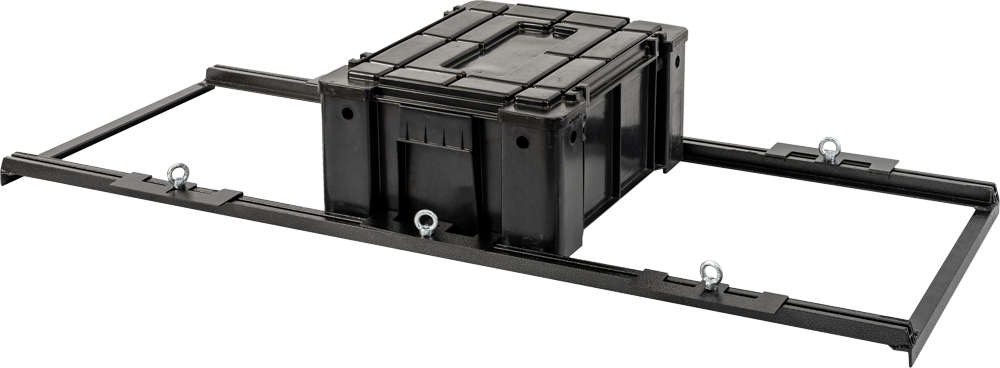 Ammo Box Rail With Ammo Box & Clamps