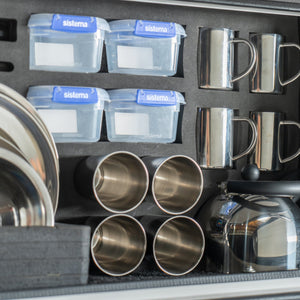 Foam Kitchen Insert - Fully Kitted for 4 Persons