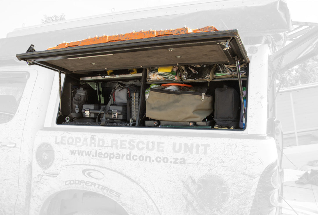Toyota Hilux Revo (2016 - Current) Aluminium Cupboard with Shelf